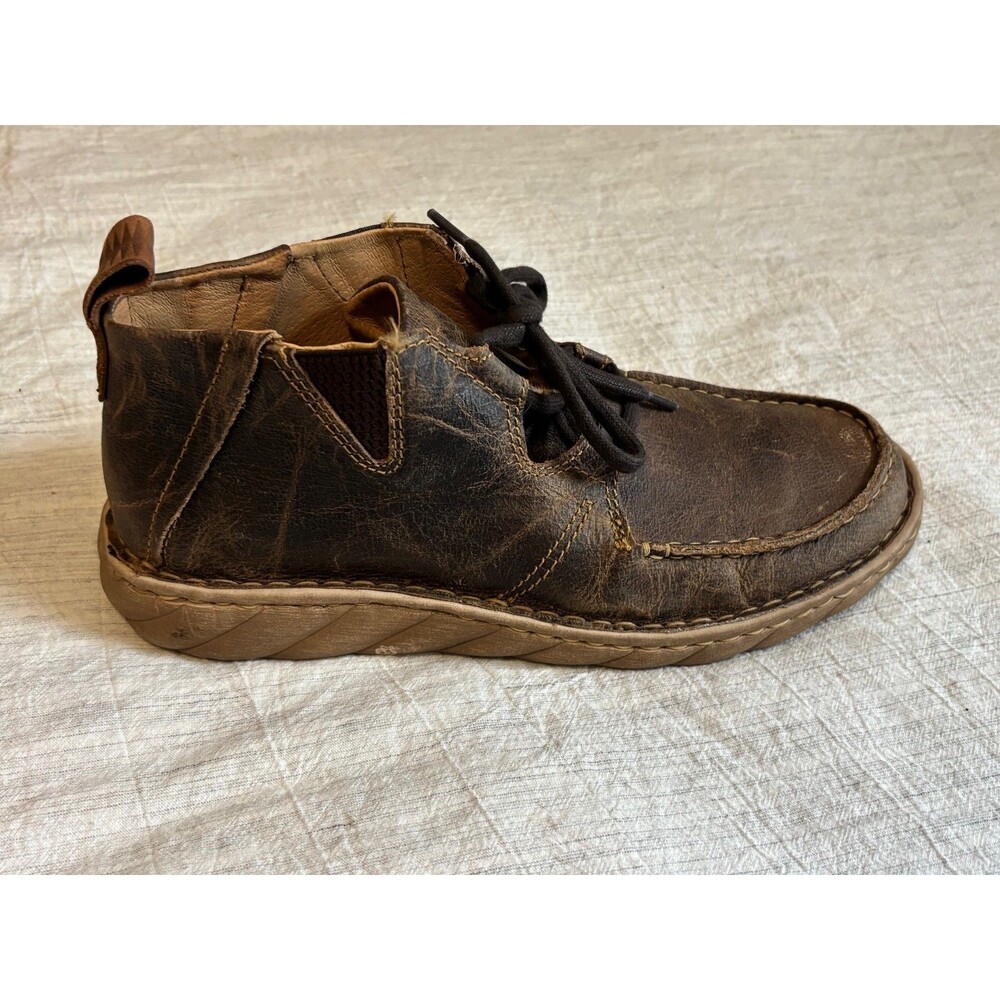 Tony Lama TLC505 Estancia Tan Chukka Boots Men’s 10 Distressed Leather - Picture 9 of 13